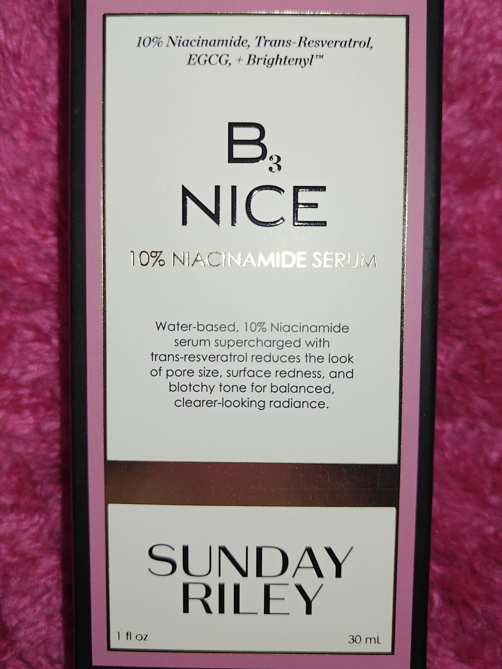 Sunday Riley B3 Nice Niacinamide Serum